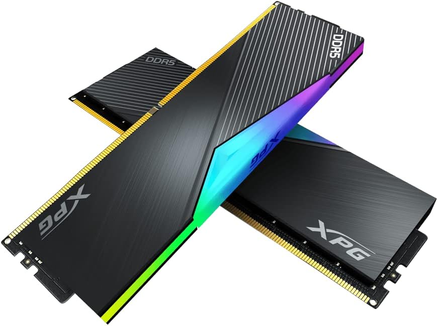 XPG Lancer RGB 64 GB (2X32) 6000 MHz CL30 CL30/RGB DDR5 Ram, Black
