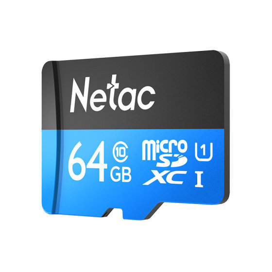 Netac P500 Serisi 64GB MicroSDXC U3/C10 SD Adaptör