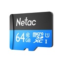 Netac P500 Serisi 64GB MicroSDXC U3/C10 SD Adaptör