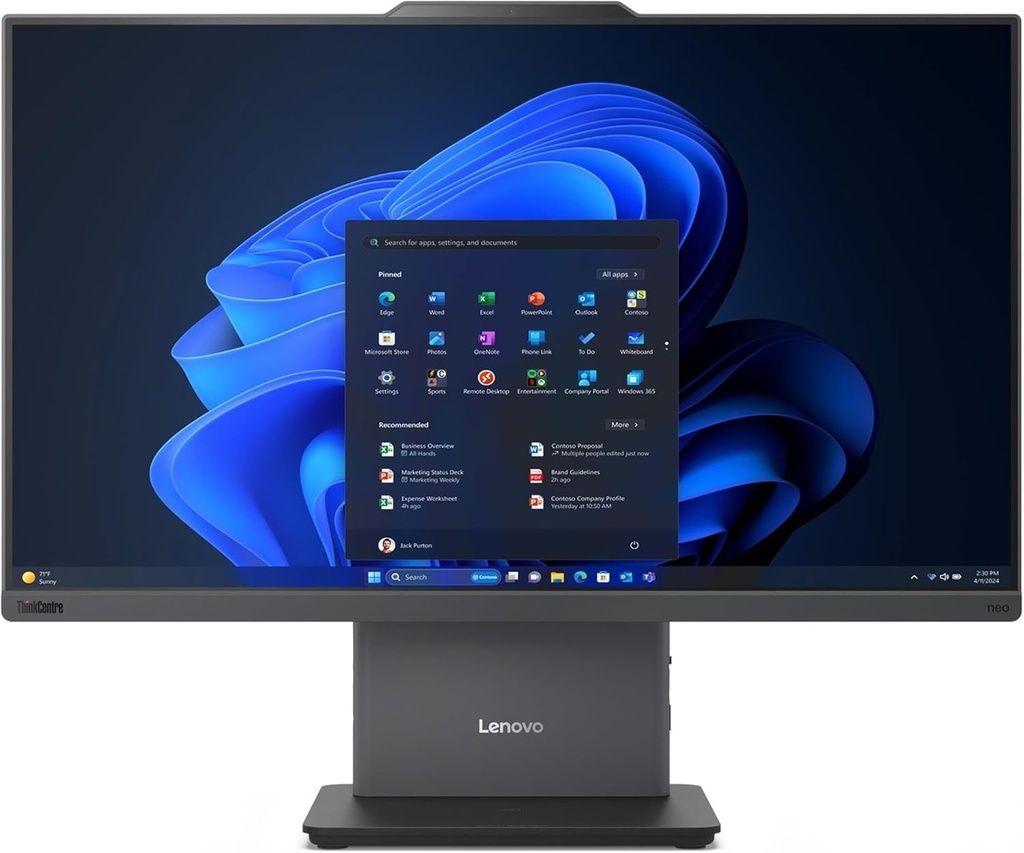Lenovo Neo 50A 12SC001MTR 24 i5-13420H 8 GB 512 GB SSD 23.8" Full HD Dokunmatik All in One PC