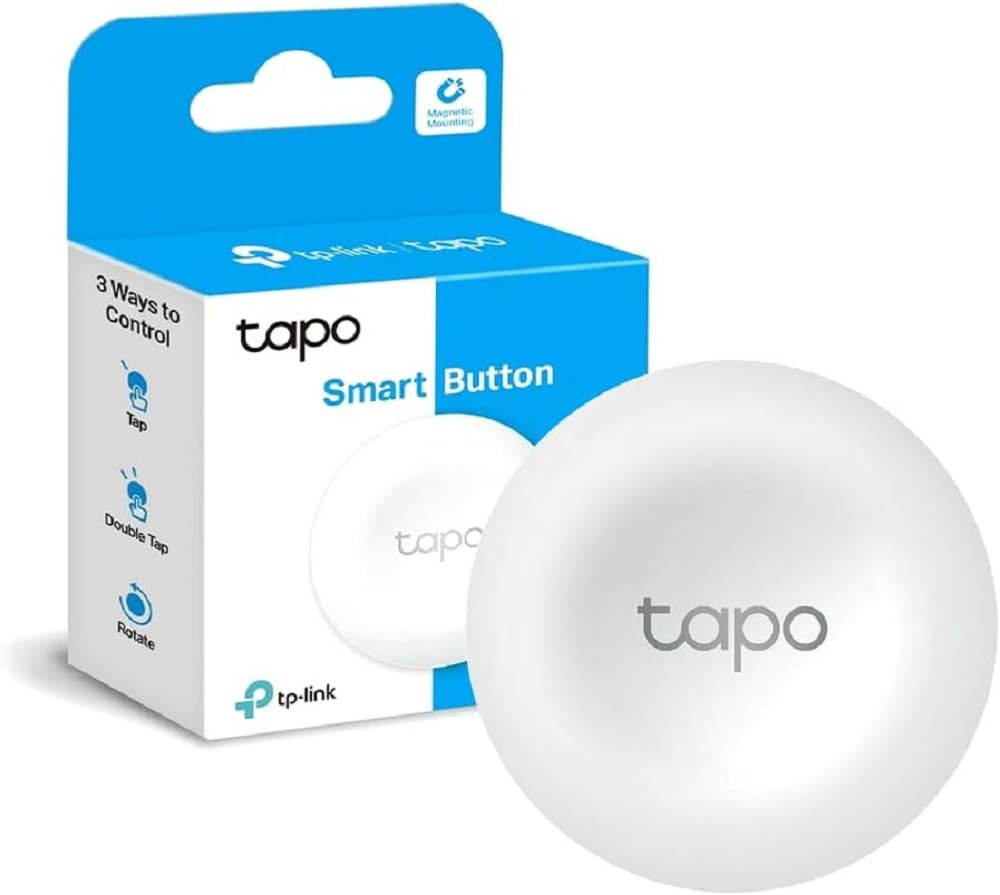 TP-Link Tapo S200B Smart Button Lighting Control Smart Doorbell Smart Switch, White