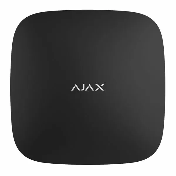 Ajax 91889.40.BL1 Hub 2 Plus Wireless Smart Alarm Control Panel, Black