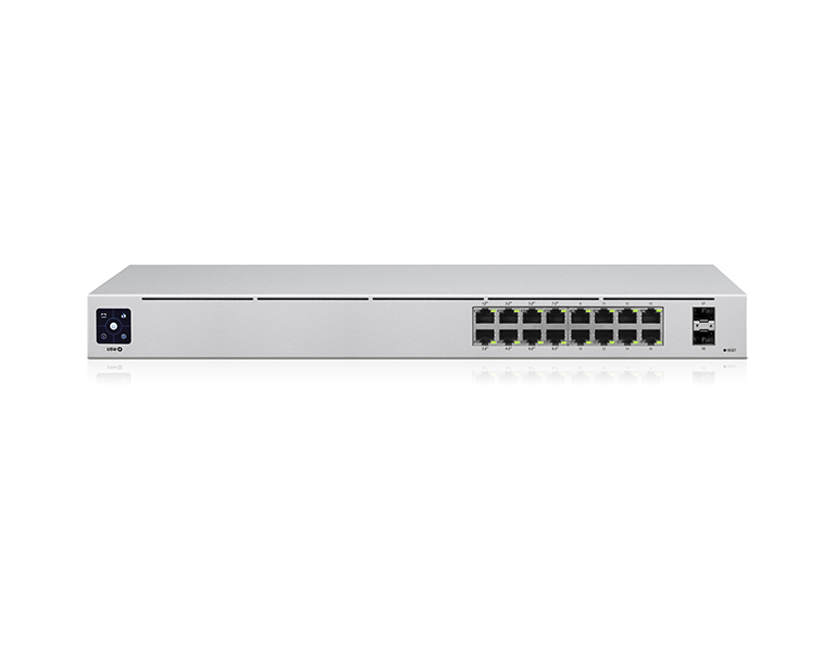 Ubiquiti Unifi USW-16-POE Serisi 10/100/1000, 2x1G SFP 16 Port Poe Gigabit Switch