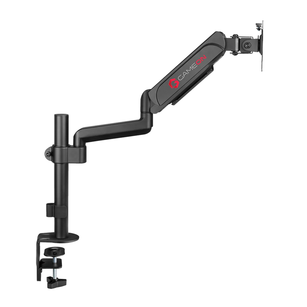 GameOn GO-3363 Pole Mount Single Monitor Bracket for 17" and 32" Monitors, 9 KG Spring Support
