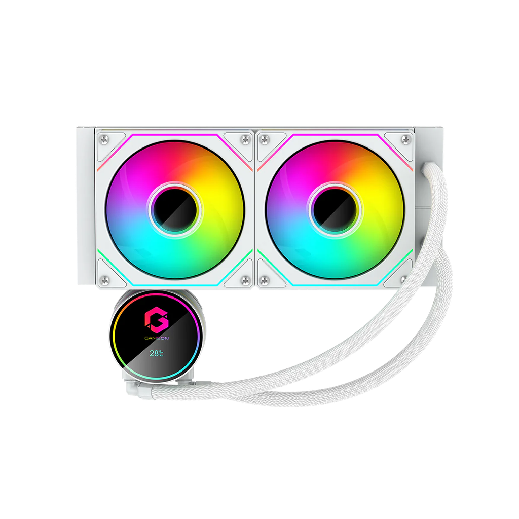 GameOn Kraken A380 240mm 1800 RPM Liquid CPU Cooler, White