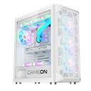 GameOn GO-EMPERORI-A Emperor Arctic I Series Mid Tower Gaming Case, White