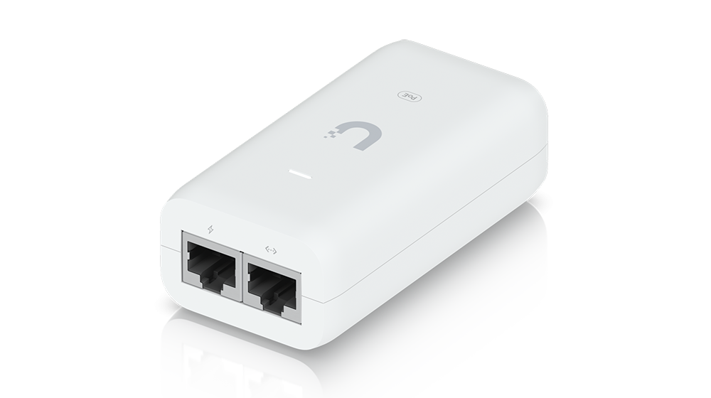 Ubiquiti UniFi U-POE-EU Gigabit 802.3AT, 15W Powered PoE Injector
