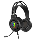 GameOn GOT101 Shadowfire RGB USB and 3.5mm Gaming Headset, Black