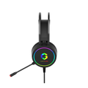 GameOn GOT200A Thunderstrike RGB USB & 3.5mm Gaming Headset, Black