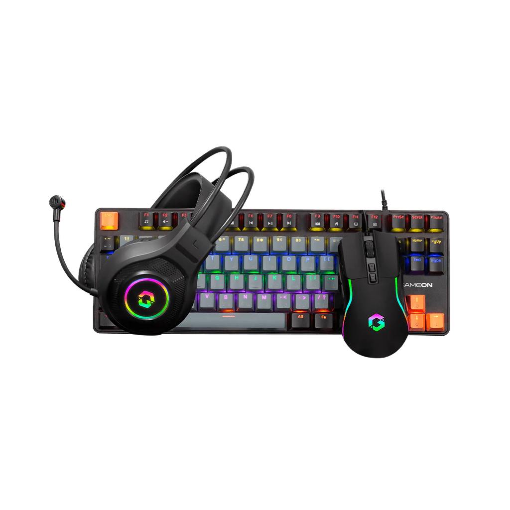 GameOn Vapor XI Hepsi Bir Arada Klavye, Kulaklık, Mouse, Mousepad Oyuncu Paketi