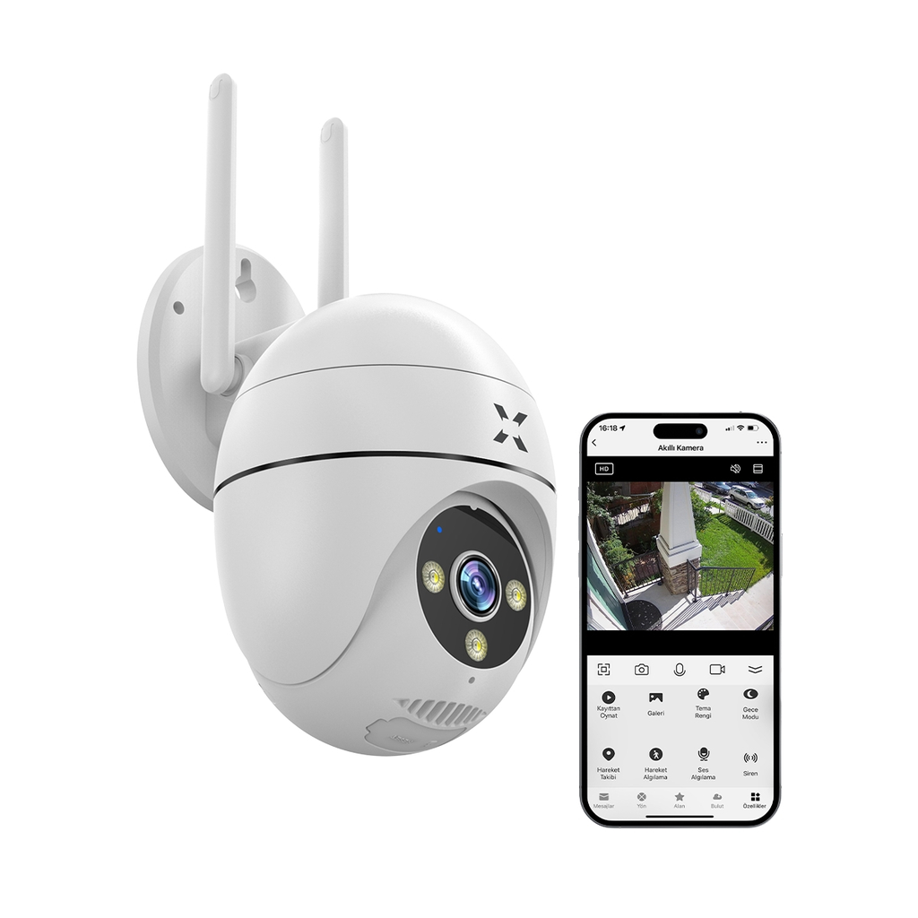 Xenon Smart X7266 Full HD 3MP Night Vision Wi-Fi Security Camera
