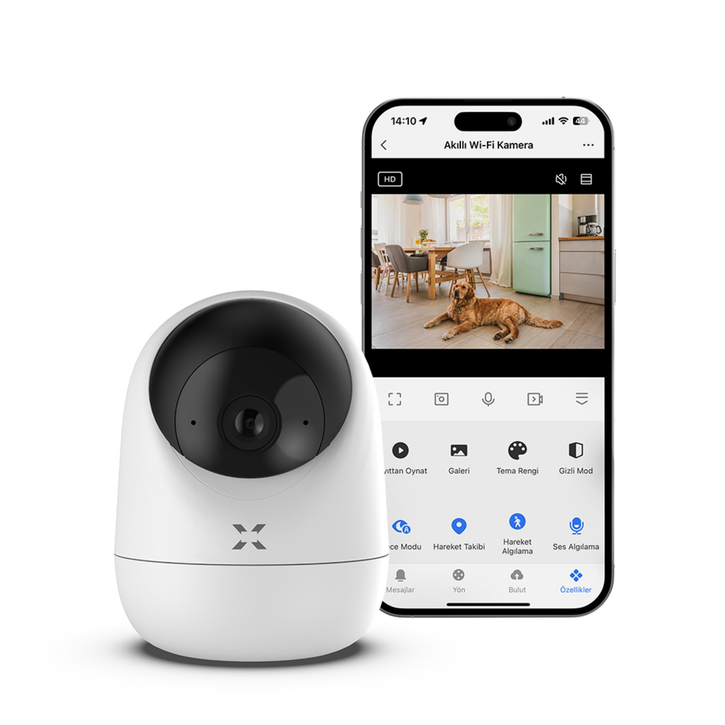 Xenon Smart X7207 Full HD Gece Görüşlü Wi-Fi Güvenlik Kamerası
