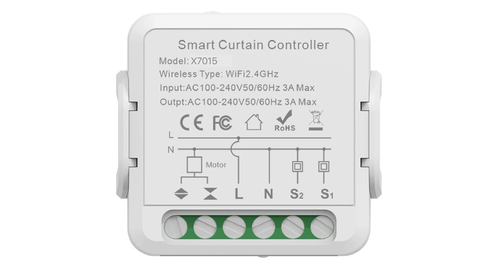 Xenon Smart X7015 Wi-Fi Akıllı Elektrikli Panjur Perde ve Jaluzi için Kontrol Modülü