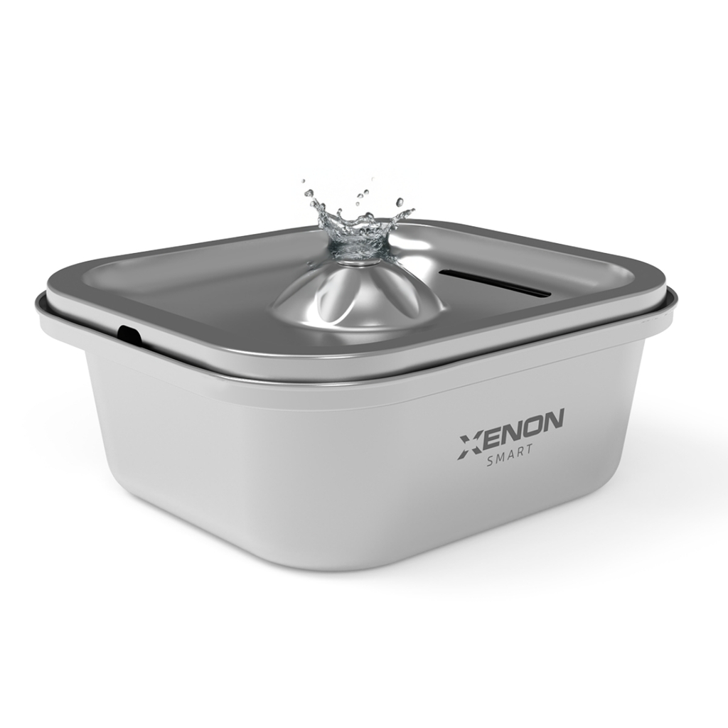 Xenon Smart X8651 Smart Steel 4L Water Tank Cat Dog Steel Water Fountain