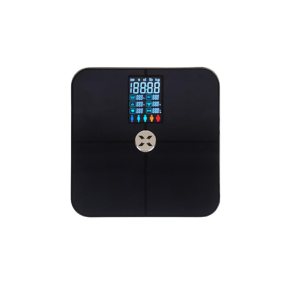 Xenon Smart X8702 Akıllı Dijital Tartı Baskül Yağ Su Kas Vücut Kitlesi Nabız Kilo Ölçer Bluetooth Tartı