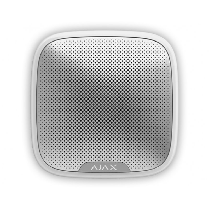 Ajax 7830.07.WH1 StreetSiren Dış Ortam Kablosuz Siren, Beyaz