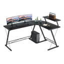 GameOn Slayer II XL Serisi, Ayarlanabilir  3ü 1 Arada L Şeklinde Oyuncu Masası, Siyah