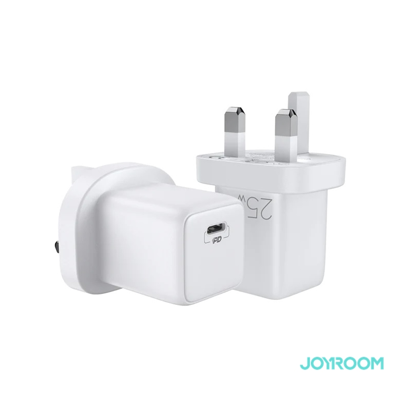 Joyroom L-P251 25W USB-C PD 3.0 Fast Charging Adapter, White