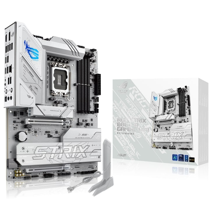 Asus ROG Strix B860-A Gaming Wi-Fi Intel B860 Socket 1851 DDR5 8600+(OC)MHz ATX Gaming Motherboard