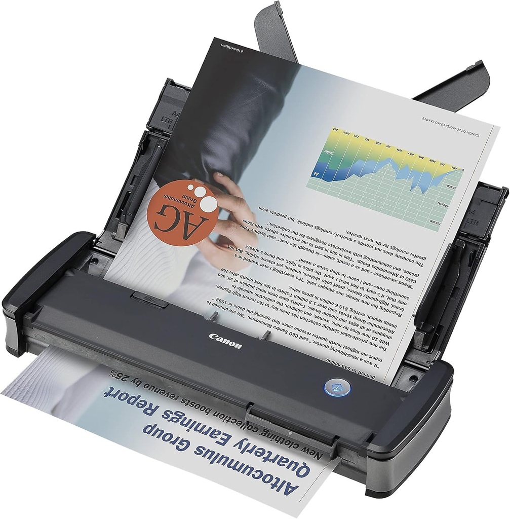 Canon P-215 II Image Formula Mobile Document Scanner, Black