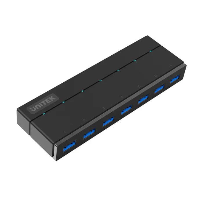 Unitek Y-3184 Type-A to 7 USB 3.0 Port Charging Supported USB Hub Converter