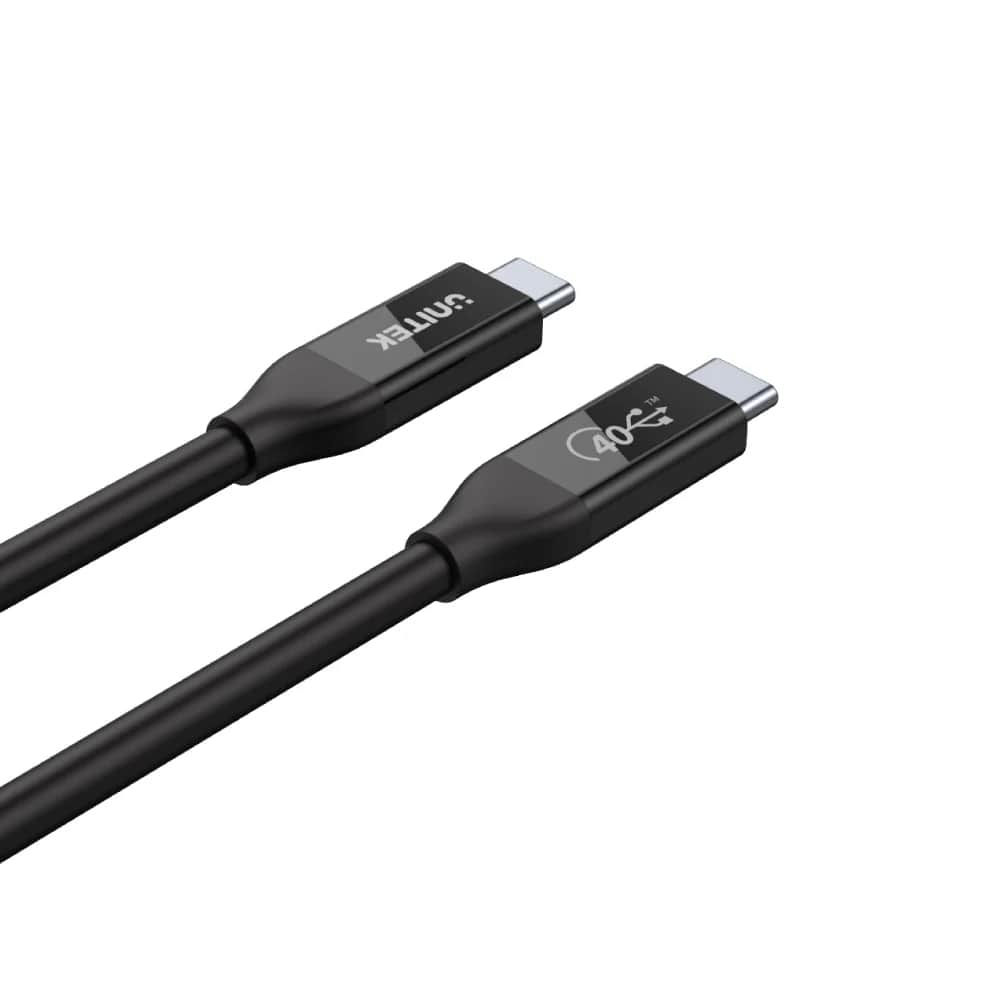 Unitek Type-C USB4 Thunderbolt 0.8M 8K60Hz and 40Gbps Image Transfer Fast Charging Cable