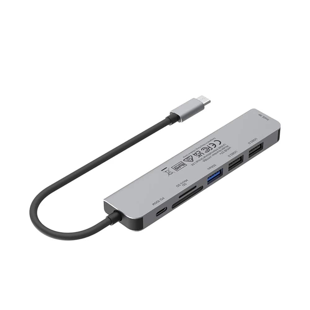 Unitek H1118A Type-C to 7 Port 7in1 Hub Converter