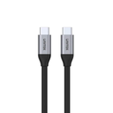 Unitek C14082ABK Type-C to Type-C 100W 1Mt 4K 10Gbps Görüntü Aktarımı Hızlı Şarj Kablosu