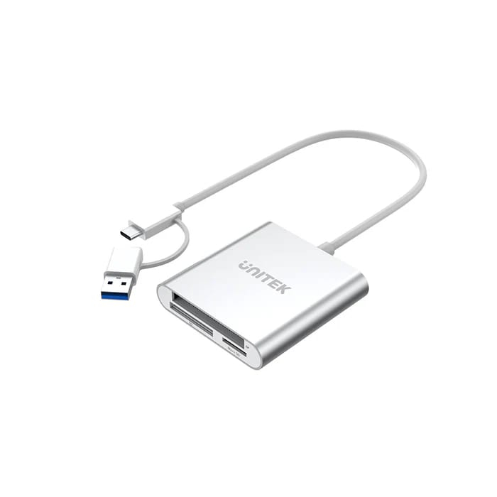 Unitek Y-9313D USB-C to SD/CF/MICROSD Memory Card Reader