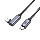 Unitek C14123BK-3M Type-C to Type-C (100W) 3Mt 90° Açı Hızlı Şarj Kablosu