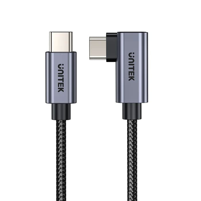 Unitek C14123BK-2M Type-C to Type-C (100W) 2M 90 Angle Fast Charging Cable