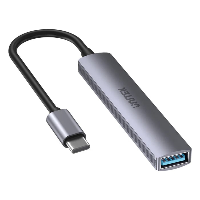 Unitek H1208B Type-C to 4 Port 1XUSB 3.0 - 3XUSB 2.0 Multiplexer