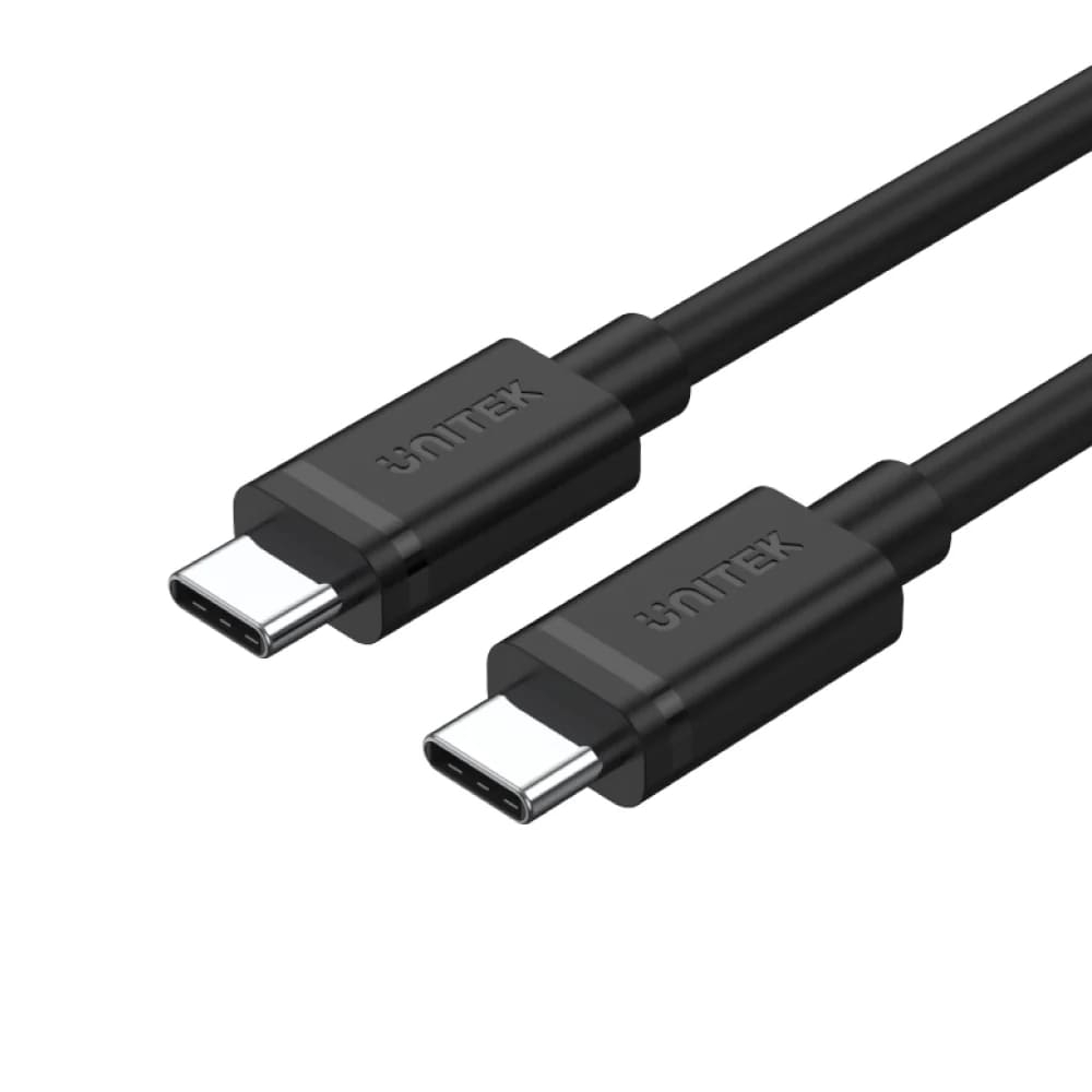 Unitek Y-C477BK Type-C to Type-C 60W 1Mt Hızlı Şarj Kablosu, Siyah
