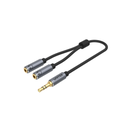 Unitek Y-C956ABK 3.5mm to Mic/Headset Ayırıcı Y Kablo