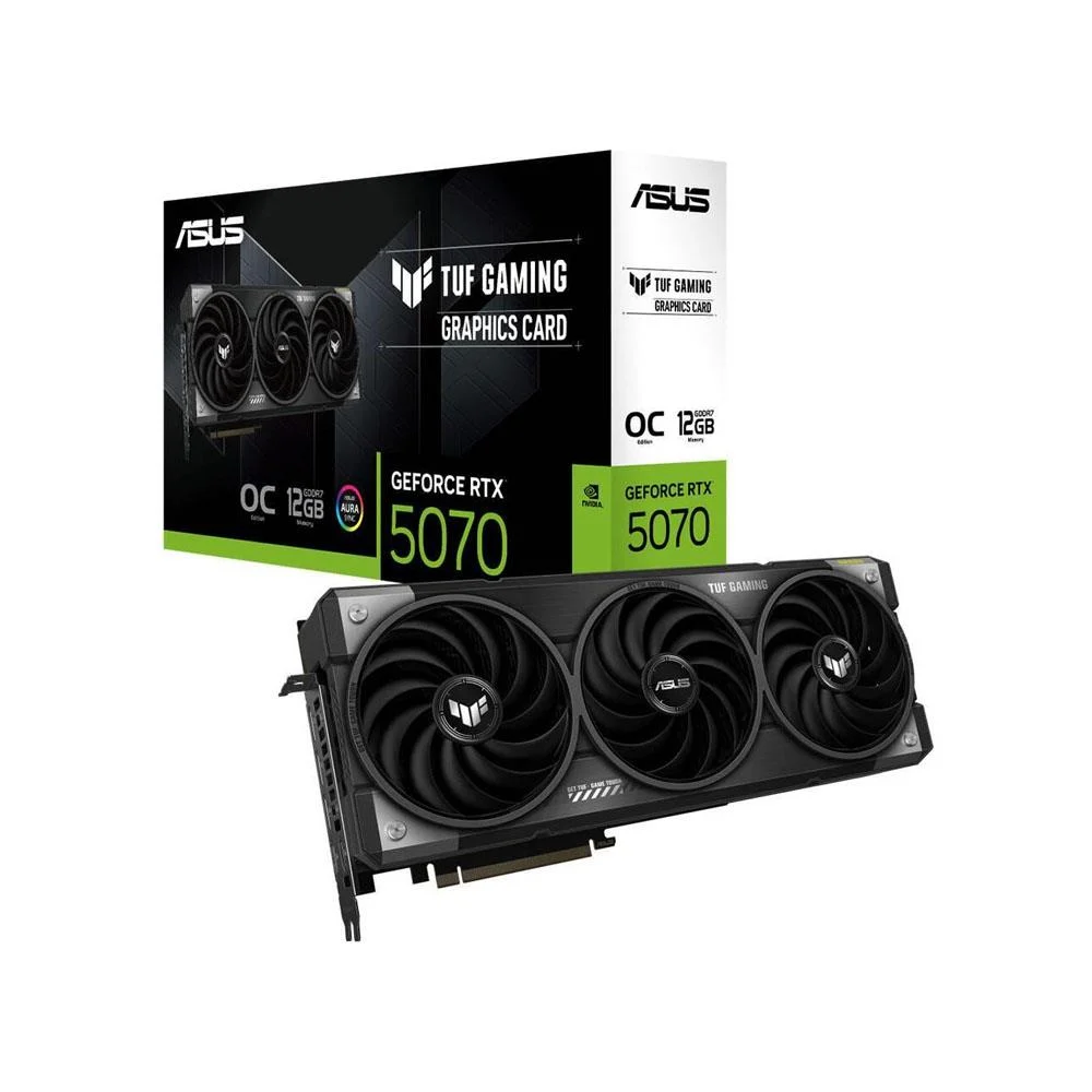 Asus TUF Gaming GeForce RTX 5070 12GB GDDR7 OC Edition 192Bit Gaming Oyuncu Ekran Kartı