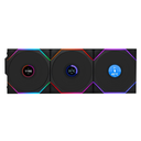 Lian Li Reverse G99.12RTLLCD1W3B.00 Uni Fan TL Wireless 3x120mm Kasa Fanı, Siyah