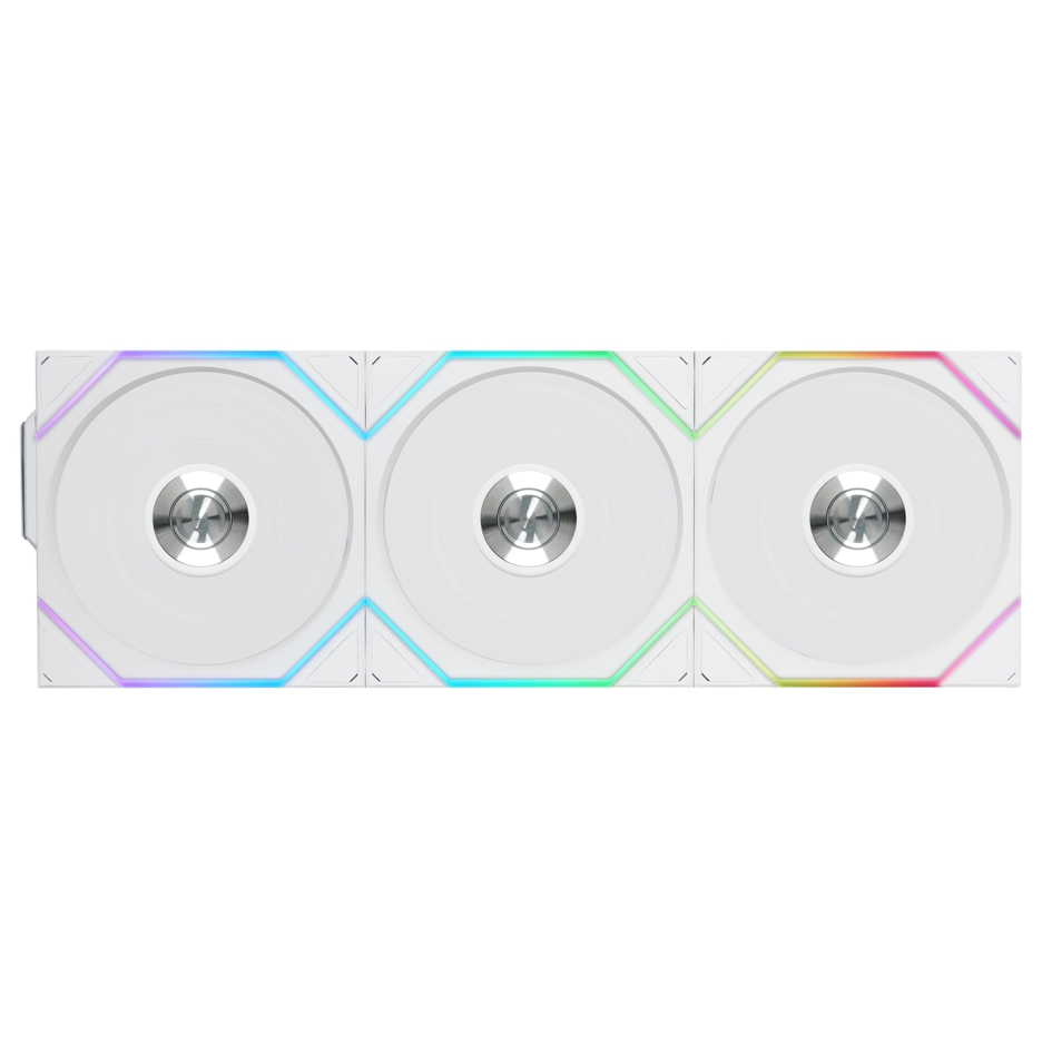 Lian Li Reverse G99.12RTL1W3W.00 Uni Fan LCD TL Wireless 3x120mm Case Fan, White