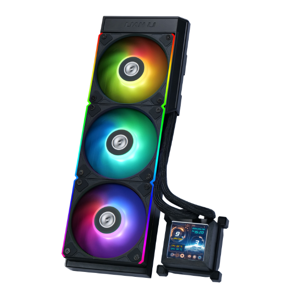 Lian Li G89.GHSLCD36NB.00 Hydro-Shift LCD 360 Black CPU Fanless Liquid Cooler