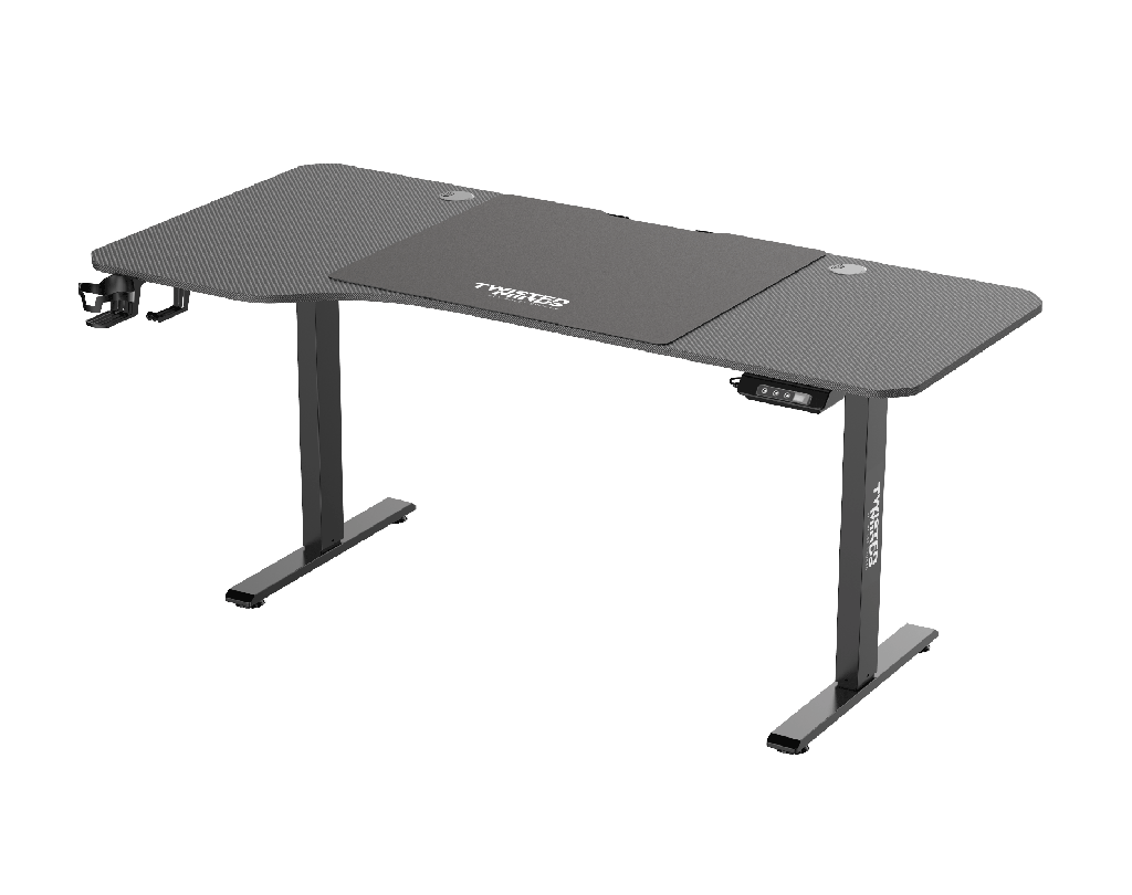 [TM-T-9085-L-CBN] Twisted Minds TM-T-9085-L-CBN Motorized Height Adjustable Left Gaming Desk
