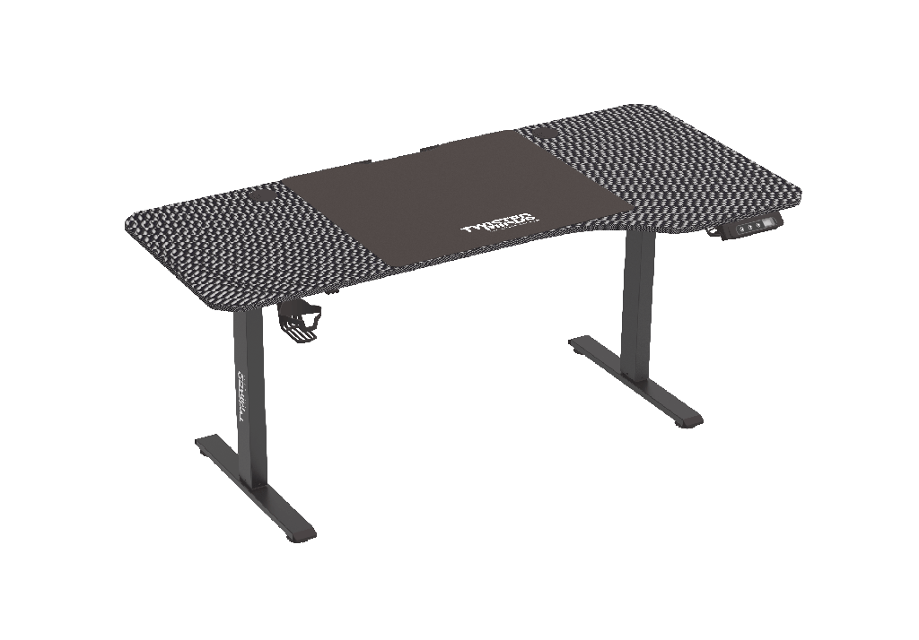 [TM-T-9085-R-CBN] Twisted Minds TM-T-9085-R-CBN Motorized Height Adjustable Right Gaming Desk