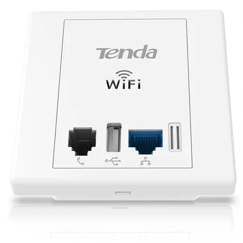 Tenda N300 Priz Tipi 1Port WiFi-N 300Mbps PoE Access Point