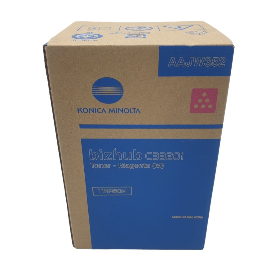 [AAJW352] Konica Minolta TNP-80C Bizhub C3320i ve C3321i AAJW352 Kırmızı Orjinal Toner