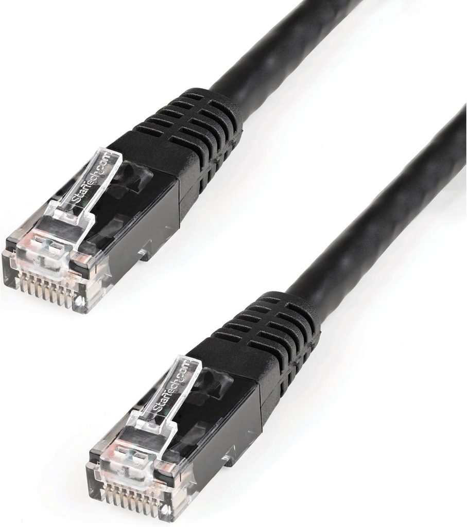 AT&T Patch Cat6 24 AWG 10m Ethernet Kablosu, Siyah