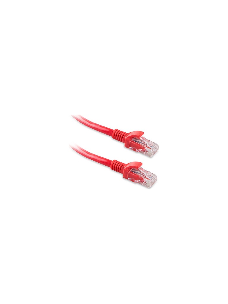 [14U06HA050A-RD61] AT&T Patch Cat6 24 AWG 5m Ethernet Cable, Red