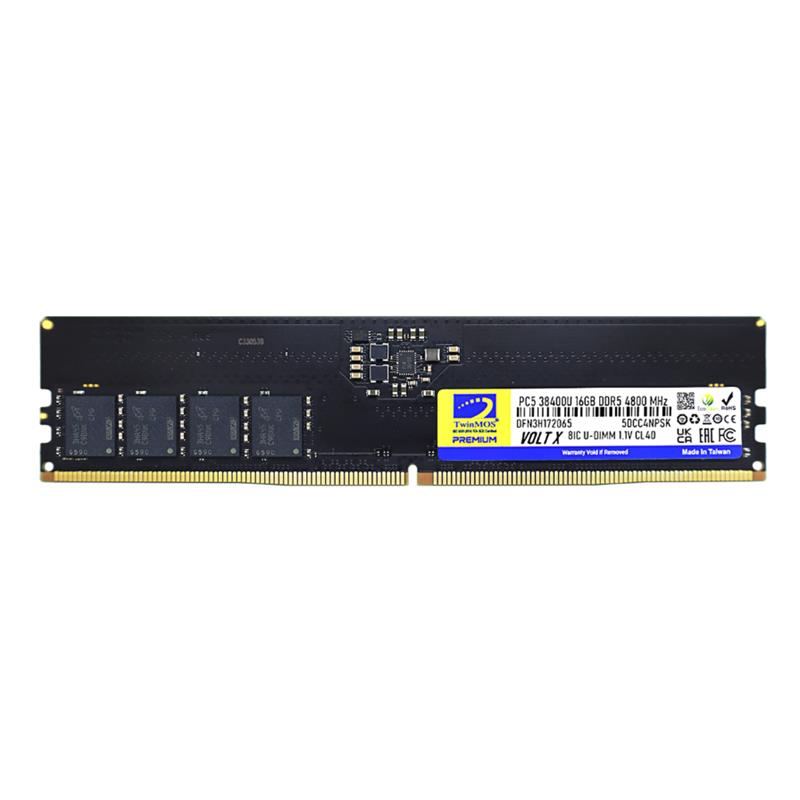 [TMD516GB4800U40] Twinmos VoltX TMD516GB4800U40 16 GB 4800 MHz CL40 DDR5 PC Ram