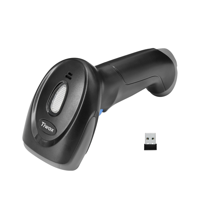 Tiwox VSK-227 1D Laser Wireless Barcode Scanner Battery + Mini USB Dongle