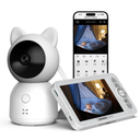 Xenon Smart X7202 Smart Baby Camera Digital 5 LCD Temperature, Humidity Measuring Baby Monitor