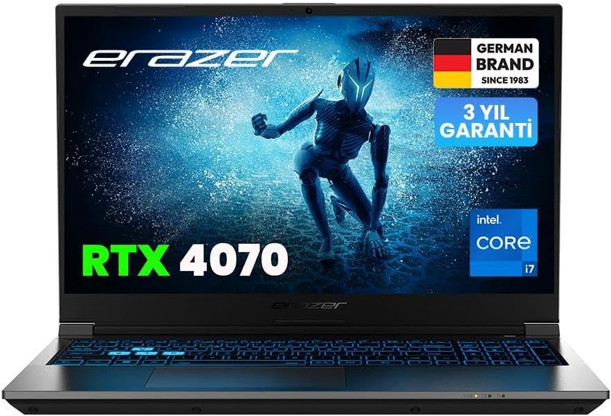 Erazer Deputy P60 MD62684-R32 i7-12650H 32GB Ram 1TB SSD RTX4070 15.6" FHD 144Hz Gaming Notebook