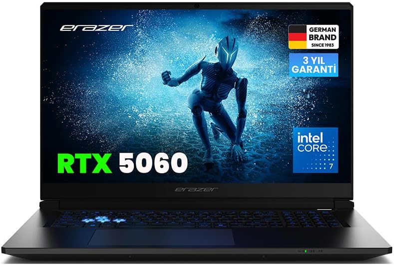 [MD600008] Erazer Defender 17 P1 MD600008 Core 7 240H 32 Ram GB 2 TB SSD RTX5060 17.3 QHD Gaming Notebook