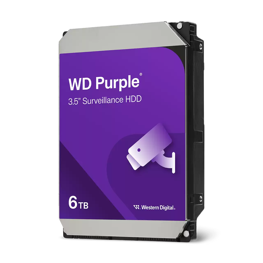 [WD64PURZ] Western Digital Purple WD64PURZ Surveillance Sata 3.0 5400 RPM 3.5" 6 TB Harddisk